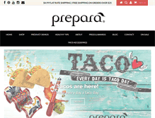 Tablet Screenshot of prepara.com